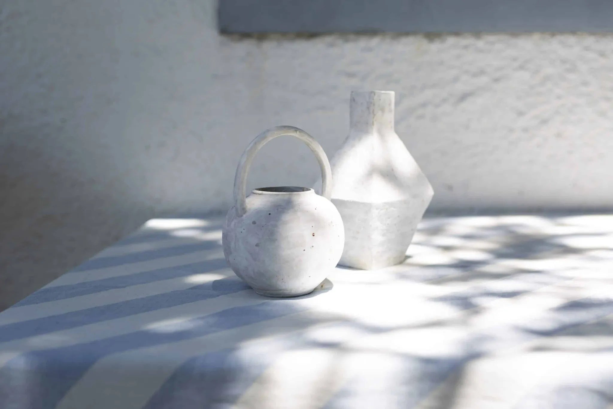 Tischdecke diagonaler Streifen